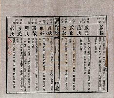 湖南[沈姓] 沈氏房谱不分卷 — 清光绪七年（1881）_八.pdf