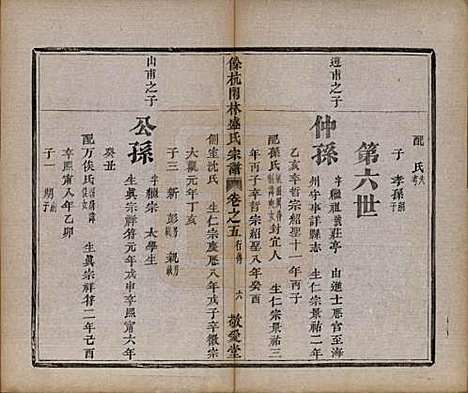 浙江[盛姓] 余杭闲林盛氏宗谱六卷首一卷 — 清光绪二十七年（1901）_五.pdf