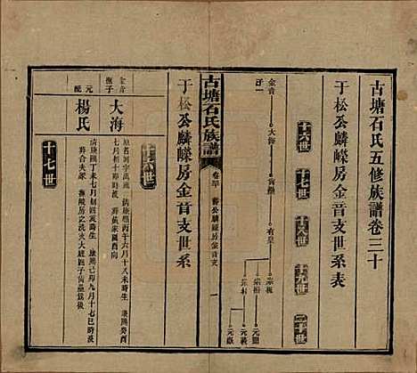 湖南[石姓] 古塘石氏族谱 — 民国20年（1931）_三十.pdf