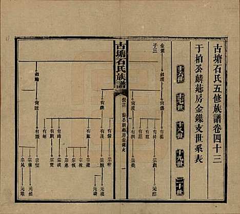 湖南[石姓] 古塘石氏族谱 — 民国20年（1931）_四十三.pdf