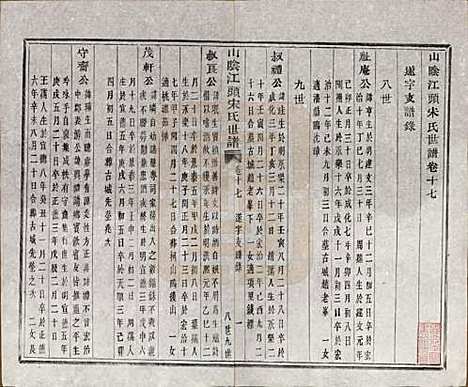 浙江[宋姓] 山阴江头宋氏世谱二十四卷 — 清咸丰十一年（1861）_十七.pdf