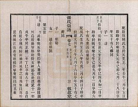 江苏[孙姓] 孙氏宗谱二十八卷 — 民国三年（1914）_七.pdf