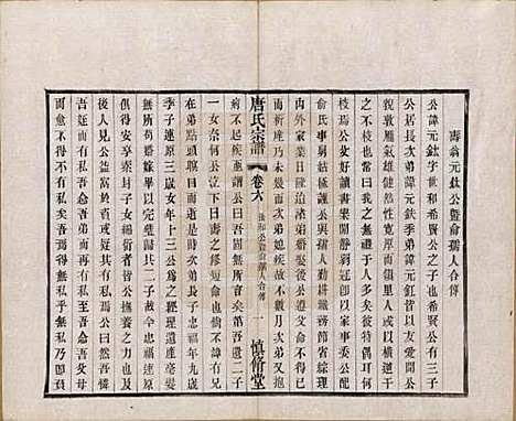 江苏[唐姓] 唐氏宗谱十六卷首一卷 — 民国十六年（1927）_六.pdf