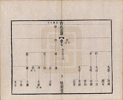 江苏[唐姓] 唐氏宗谱十六卷首一卷 — 民国十六年（1927）_七.pdf