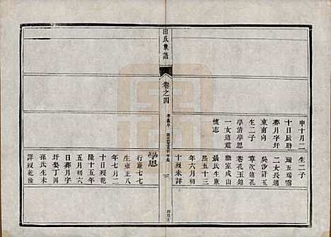 中国[田姓] 田氏宗谱九卷首一卷 — 清光绪三十一年（1905）_四.pdf