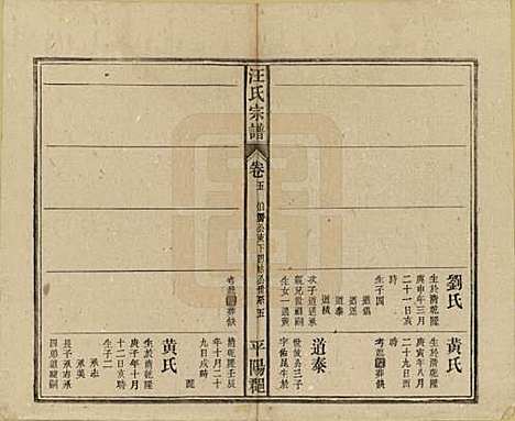 安徽[汪姓] 汪氏宗谱 — 民国36年(1947)_五.pdf