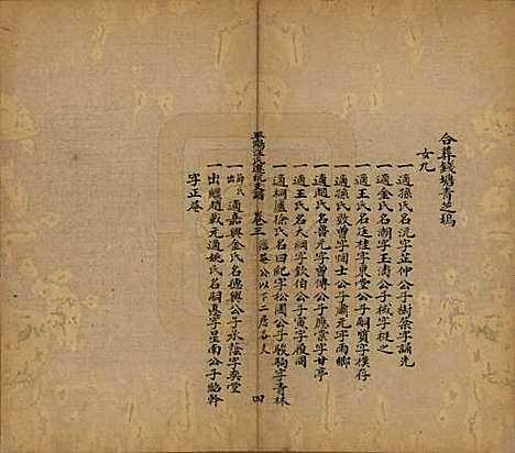 浙江[汪姓] 平阳汪氏迁杭支谱五卷 — 清道光九年（1829）_三.pdf