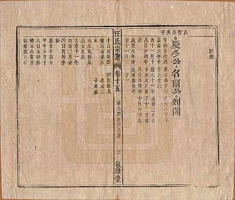 安徽[汪姓] 汪氏宗谱十五卷末二卷 — 清同治十年（1871）_十五.pdf