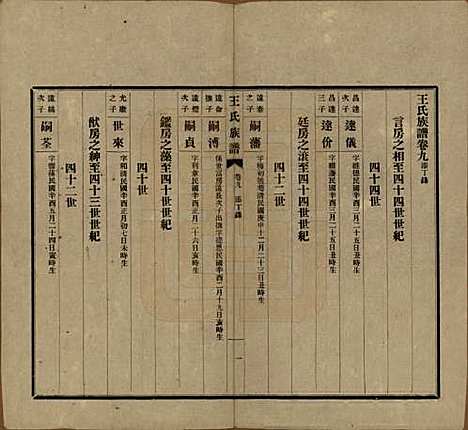 湖南[王姓] 王氏族谱 — 民国10年（1921）_九.pdf