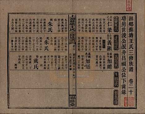 湖南[王姓] 湘乡苏塘王氏三修族谱 — 民国19年（1930）_二十.pdf