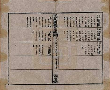 湖南[王姓] 王氏四修族谱 — 民国32年[1943]_九.pdf