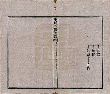 湖南[王姓] 王氏八修族谱 — 民国35年（1946）_三.pdf