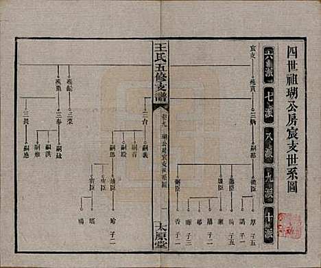 湖南[王姓] 王氏五修支谱 — 民国36年（1947）_九.pdf