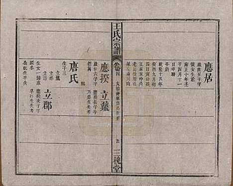 中国[王姓] 王氏宗谱十卷 — 民国十五年（1926）_四.pdf