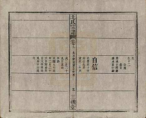 中国[王姓] 王氏宗谱十卷 — 民国十五年（1926）_九.pdf