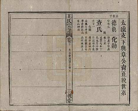 中国[王姓] 王氏宗谱十卷 — 民国十五年（1926）_十.pdf