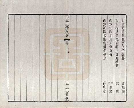 江苏[王姓] 王氏三沙全谱不分卷 — 清光绪二年（1876）_十七.pdf