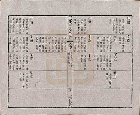 江苏[王姓] 王氏三沙全谱不分卷 — 清光绪二年（1876）_四十六.pdf