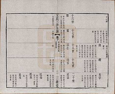 江苏[王姓] 王氏三沙全谱不分卷 — 清光绪二年（1876）_四十九.pdf