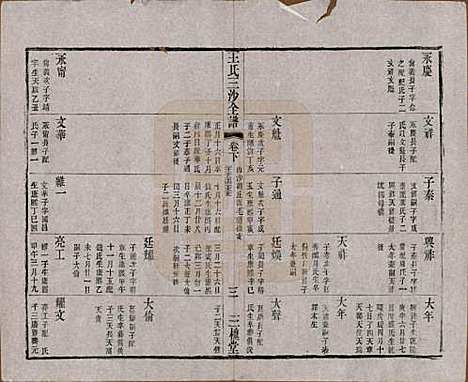 江苏[王姓] 王氏三沙全谱不分卷 — 清光绪二年（1876）_五十一.pdf