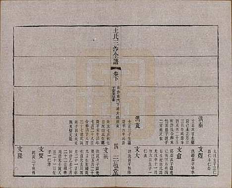 江苏[王姓] 王氏三沙全谱不分卷 — 清光绪二年（1876）G111.pdf