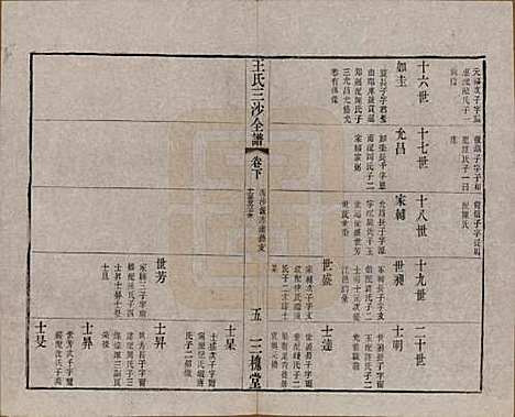 江苏[王姓] 王氏三沙全谱不分卷 — 清光绪二年（1876）G112.pdf