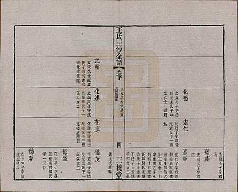 江苏[王姓] 王氏三沙全谱不分卷 — 清光绪二年（1876）G114.pdf