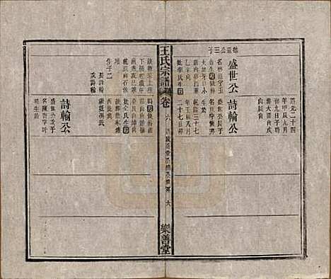 安徽[王姓] 王氏宗谱十四卷首一卷 — 清光绪二十二年（1896）_六.pdf