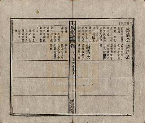 安徽[王姓] 王氏宗谱十四卷首一卷 — 清光绪二十二年（1896）_九.pdf