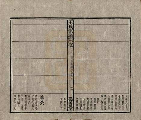 安徽[王姓] 王氏宗谱十四卷首一卷 — 清光绪二十二年（1896）_十.pdf