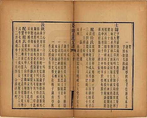 浙江[王姓] 太原王氏菱湖支谱不分卷 — 清光绪二十年（1894）_七.pdf