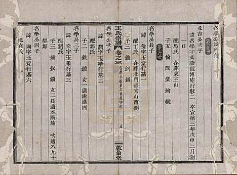 浙江[王姓] 剡溪王氏宗谱八卷 — 清光绪六年（1880）_三.pdf