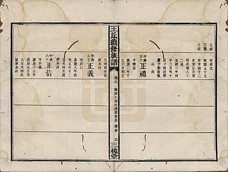 湖南[王姓] 王氏续修族谱十一卷卷首一卷 — 清光绪十三年（1887）_九.pdf