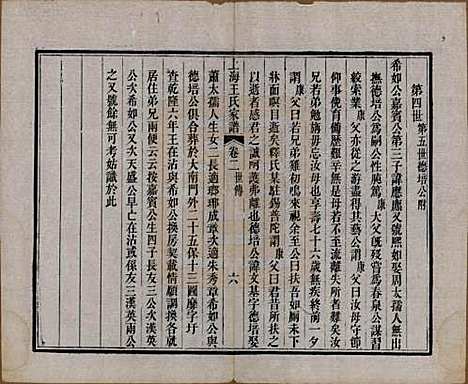 上海[王姓] 王氏家谱六卷 — 清咸丰十一年（1861）_二.pdf