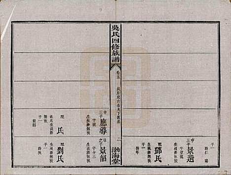 湖南[吴姓] 吴氏四修族谱 — 民国19年（1930）_五.pdf