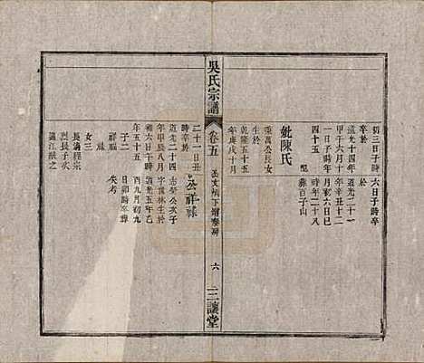 中国[吴姓] 吴氏宗谱十卷首一卷末二卷 — 民国三年（1914）_五.pdf