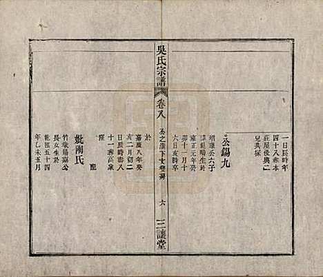 中国[吴姓] 吴氏宗谱十卷首一卷末二卷 — 民国三年（1914）_八.pdf