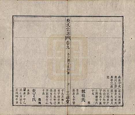 中国[吴姓] 吴氏宗谱十卷首一卷末二卷 — 民国三年（1914）_九.pdf