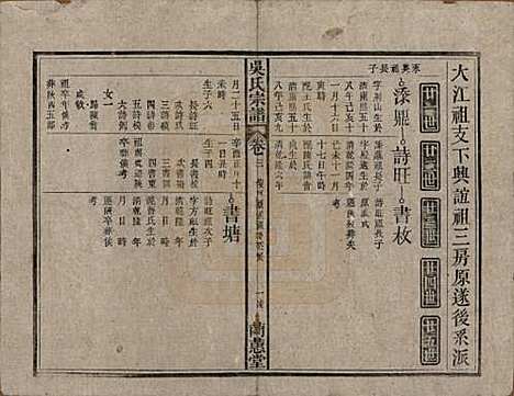 中国[吴姓] 吴氏宗谱三十六卷首二卷 — 民国十七年（1928）_三.pdf