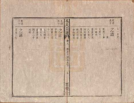 安徽[吴姓] 吴氏宗谱八卷卷首一卷卷末一卷 — 清道光3年(1823)_八.pdf