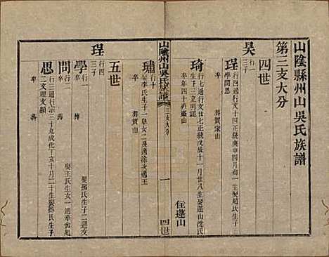 浙江[吴姓] 山阴县州山吴氏族谱三十一部 — 清道光十九年（1839）_二十六.pdf