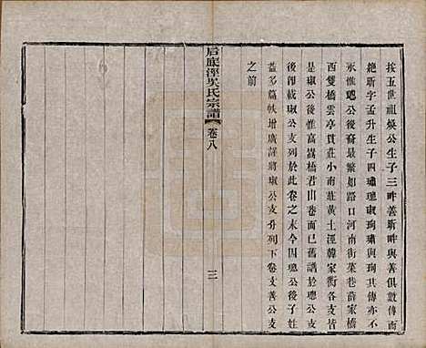 中国[吴姓] 后底泾吴氏宗谱十九卷首一卷末一卷 — 清光绪十三年（1887）_八.pdf