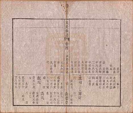 安徽[吴姓] 吴氏宗谱六卷 — 清同治八年（1869）_四.pdf