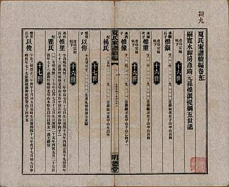 湖南[夏姓] 夏氏族谱续编 — 民国二十年(1931)_三.pdf