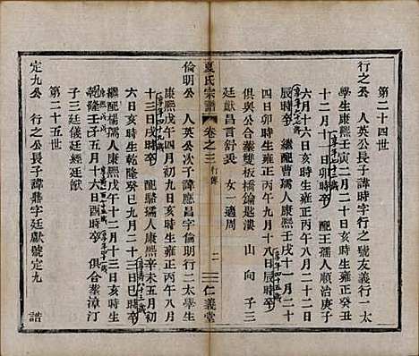 浙江[夏姓] 夏氏宗谱三卷 — 清光绪十五年（1889）_三.pdf