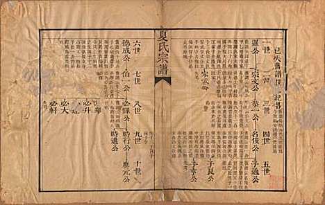 中国[夏姓] 夏氏宗谱一卷 — 清宣统元年（1909）_一.pdf