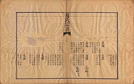 中国[夏姓] 夏氏宗谱一卷 — 清宣统元年（1909）_一.pdf