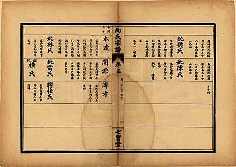 中国[向姓] 向氏宗谱九卷首一卷 — 民国三十五年（1946）_五.pdf