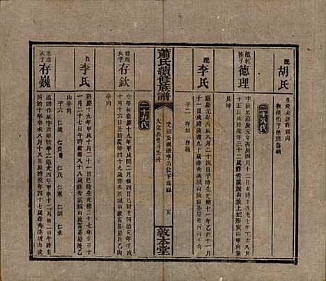 湖南[萧姓] 萧氏续修族谱 — 清宣统2年[1910]_三十.pdf