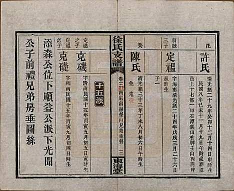 中国[徐姓] 徐氏三修支谱四卷首二卷 — 民国十六年（1927）_三.pdf